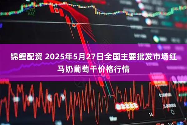 锦鲤配资 2025年5月27日全国主要批发市场红马奶葡萄干价格行情